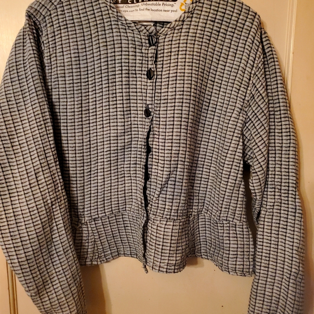 FLAX by Jeanne Engelhart Cracker Jacket S